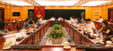 Họp Ban tổ chức chuẩn bị cho ngày hội khởi nghiệp đổi mới sáng tạo quốc gia năm 2018