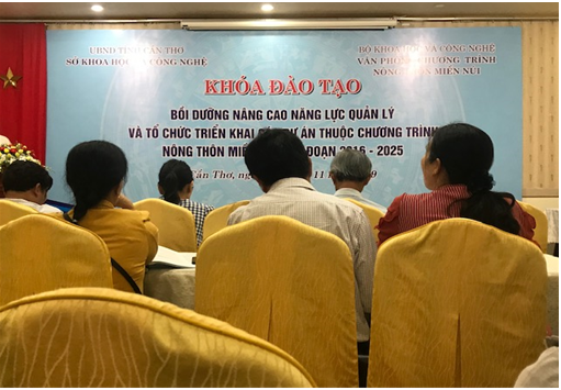 Tập huấn nâng cao năng lực quản lý và tổ chức triển khai các dự án thuộc chương trình nông thôn miền núi giai đoạn 2017-2020