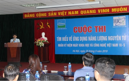 Cuộc thi “Tìm hiểu về ứng dụng năng lượng nguyên tử” nhân kỷ niệm Ngày Khoa học và Công nghệ Việt Nam 18 - 5