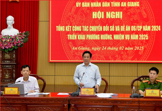 Kết quả đánh giá mức độ cơ quan nhà nước hoàn thiện chính quyền điện tử đến tháng 3/2025 trên địa bàn tỉnh An Giang