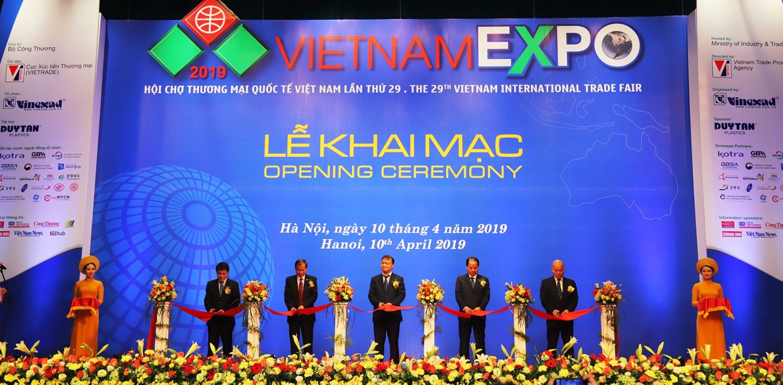 KHAI MẠC HỘI CHỢ THƯƠNG MẠI QUỐC TẾ VIỆT NAM (VIETNAM EXPO) 2019