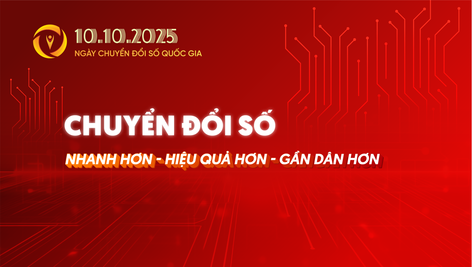 Đăng tải, truyền thông bộ nhận diện Ngày Chuyển đổi số quốc gia năm 2025
