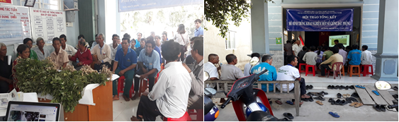 Hội thảo Tổng kết mô hình trồng khảo nghiệm  một số giống đậu phộng tại xã Văn Giáo, huyện Tịnh Biên, tỉnh An Giang