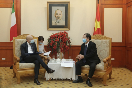 Việt Nam - Italy: Thúc đẩy quan hệ đối tác chiến lược trong lĩnh vực khoa học, công nghệ và đổi mới sáng tạo