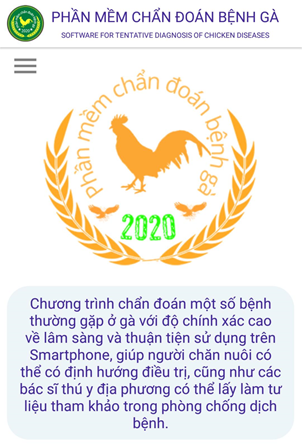 Phần mềm chẩn đoán bệnh gà