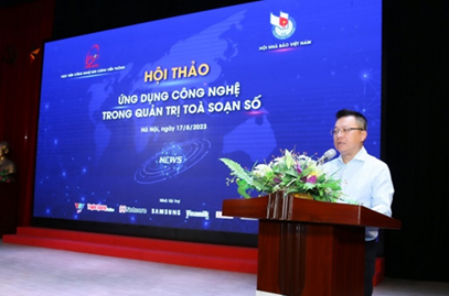 Ứng dụng công nghệ trong quản trị tòa soạn số