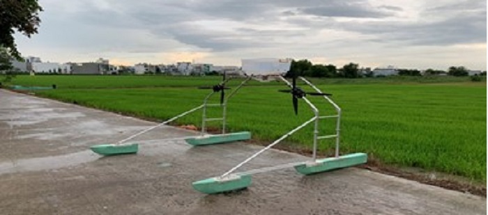 Chế tạo máy tự động gieo hạt và bón phân cho lúa