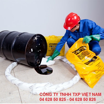 bo kit xu ly su co tran hoa chat portable spill kit oil only 