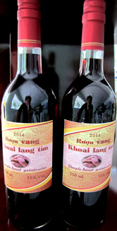 quy trinh che bien ruou vang khoai lang tim