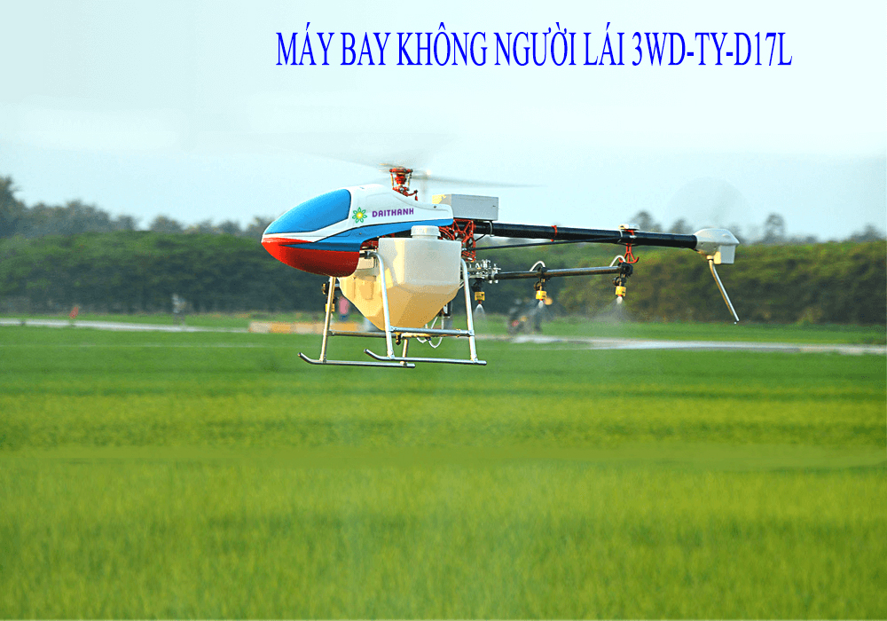 may bay khong nguoi lai phun thuoc bao ve thuc vat